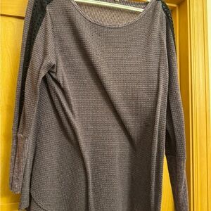 Soft Surroundings Textured Gray Sweater